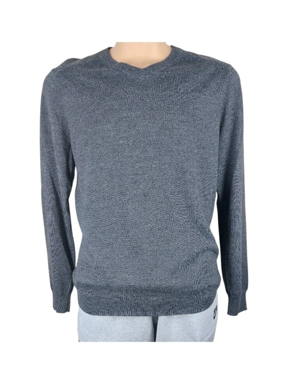 Nike Men's Black Tour Performance Long Sleeve V-Neck Golf T-Shirt Size XL